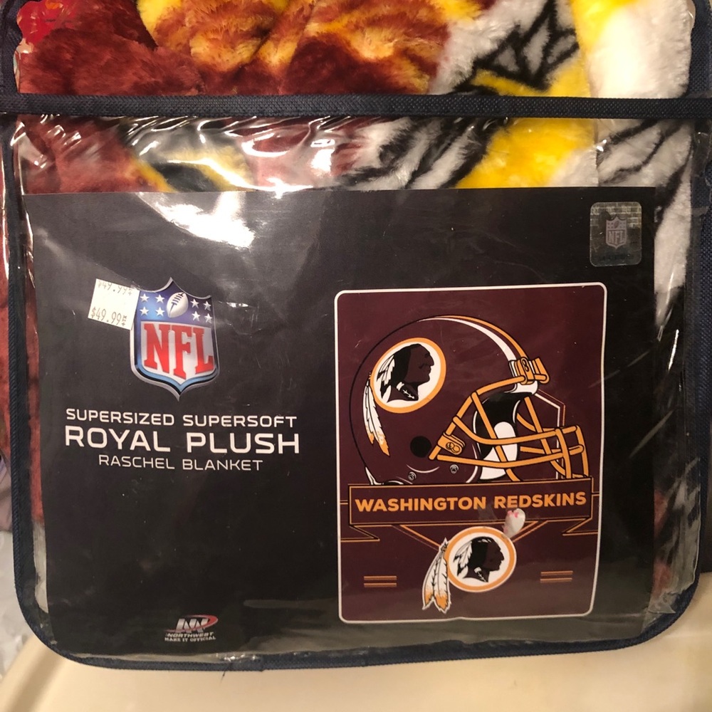Redskins Plush/Fleece Blanket